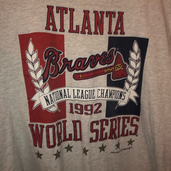 1992 Atlanta Braves World Series t-shirt - Picture 2 of 5